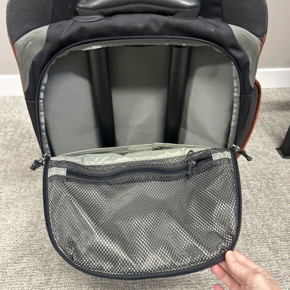 Osprey Vector Shuttle Rolling Luggage Carry On Travel Bag Large Suit Case Orange - Picture 16 of 16